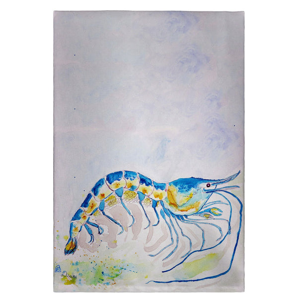 Blue Shrimp Guest Towel