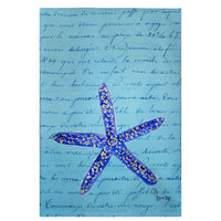 Blue Starfish Guest Towel