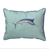 Blue Marlin - Teal Corded Pillow