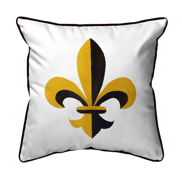 Fleur-de-lis Corded Pillow