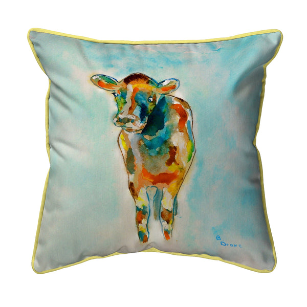 Betsy's Cow Corded Pillow