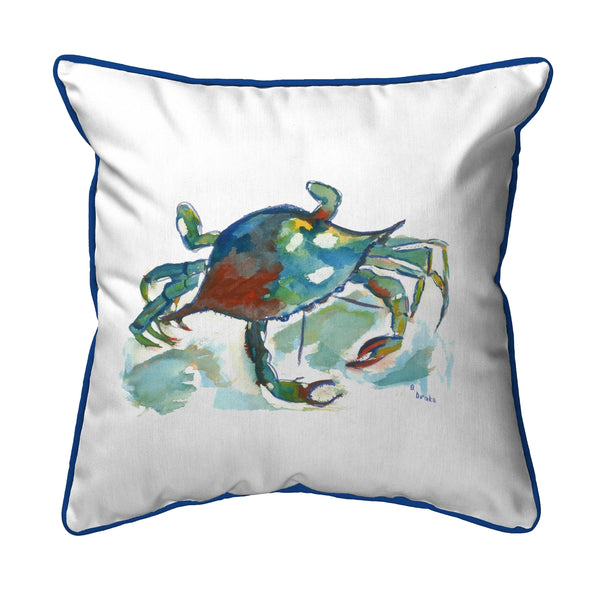 Betsy's Crab Corded Pillow