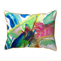 Pink Palms Corded Pillow