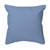 Scallop Shell - Teal Corded Pillow