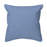 Scallop Shell - Teal Corded Pillow