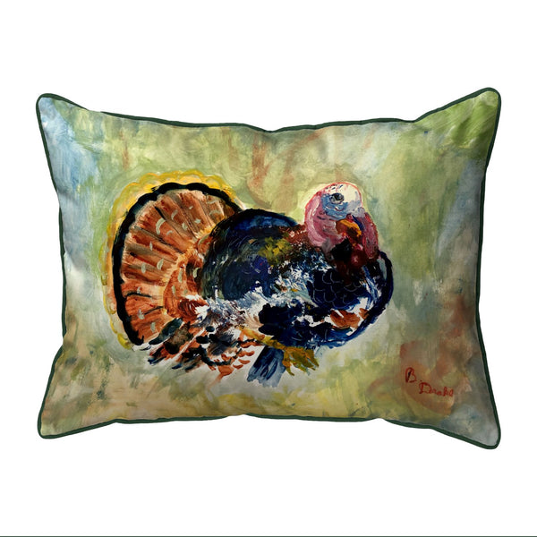 Colorful Turkey Corded Pillow