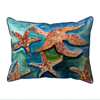 Swimming Starfish Corded Pillow