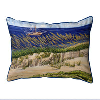 Shrimp Boat & Oates Corded Pillow