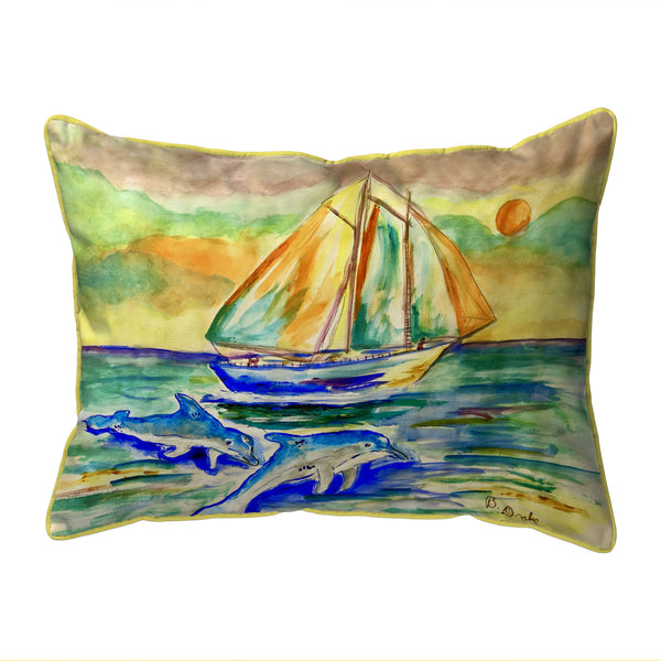 Sunset Sailing Corded Pillow