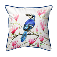 Blue Jay Corded Pillow