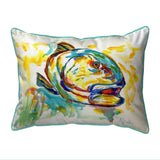 Grouper Fish Corded Pillow