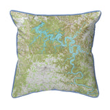 Center Hill Lake, TN Nautical Map - Pillow