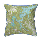 Dale Hollow, TN Nautical Map - Pillow