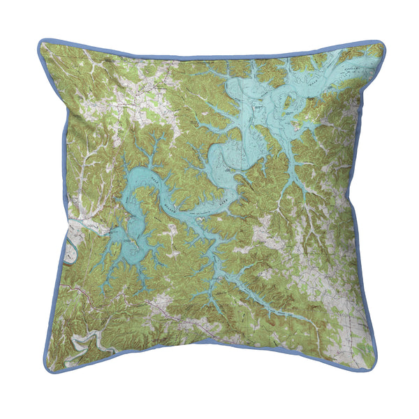 Dale Hollow, TN Nautical Map - Pillow