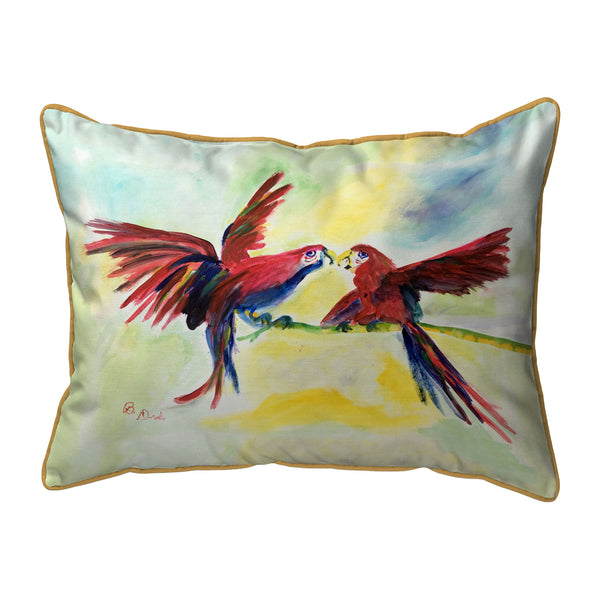 Parrot Gossip Corded Pillow