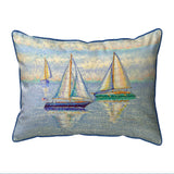 Sailing By Still Life Corded Pillow