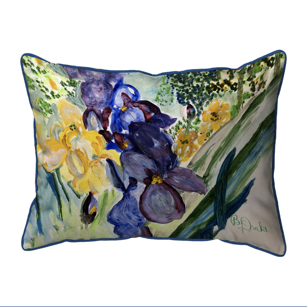 Yellow & Blue Iris - Pillow