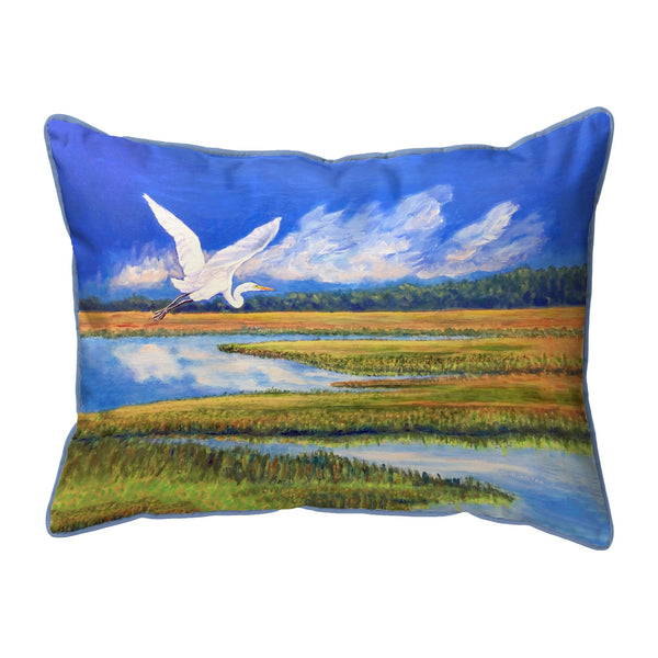 Flying Egret Corded Pillow