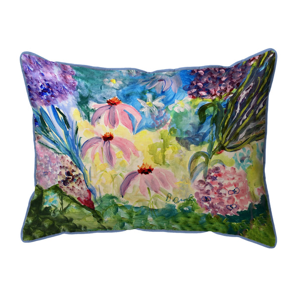 Pink Garden Corded Pillow