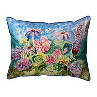Pink Garden II Corded Pillow