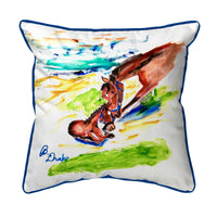 Mothering Horse Corded Pillow