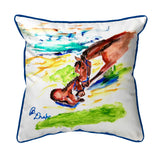 Mothering Horse Corded Pillow