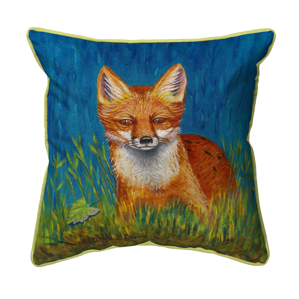 Red Fox Corded Pillow