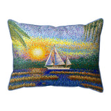 Marsh Sailing II Corded Pillow