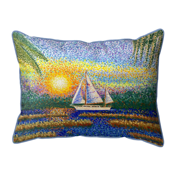 Marsh Sailing II Corded Pillow