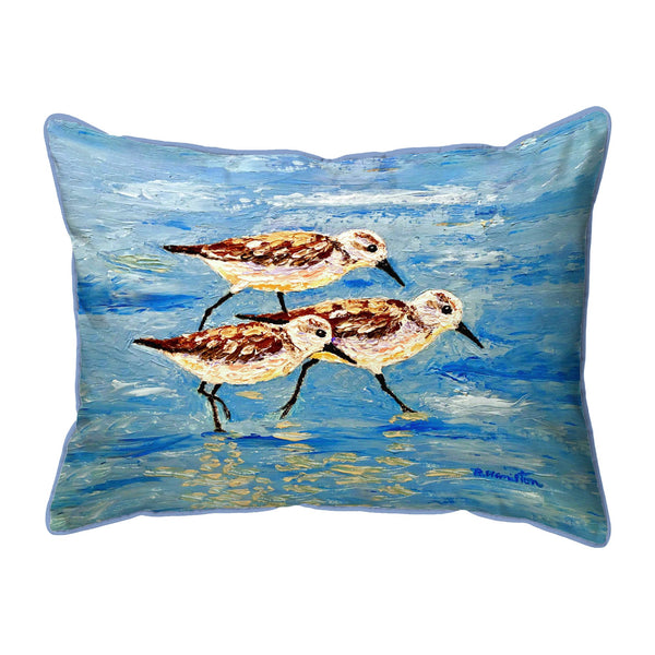 Sandpiper Race Corded Pillow