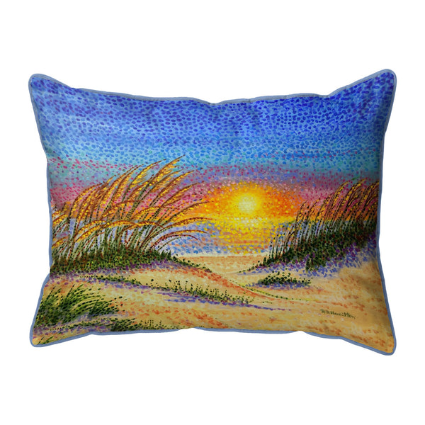 Golden Sea Oats Corded Pillow