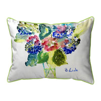 Vase of Hydrangeas Corded Pillow