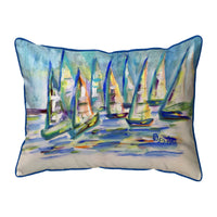 More Sailboats Corded Pillow