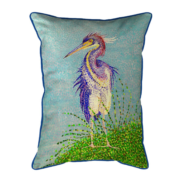 Windy Louisiana Heron Corded Pillow