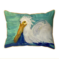 Crazy Egret Corded Pillow