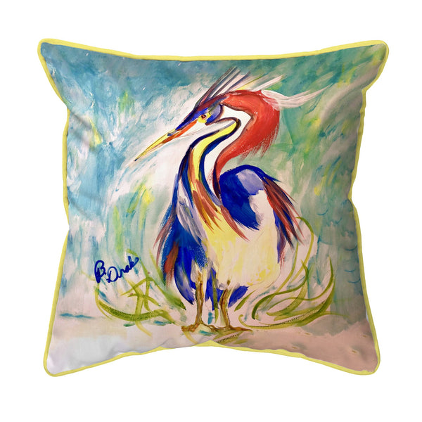 Wacky Louisiana Heron Corded Pillow