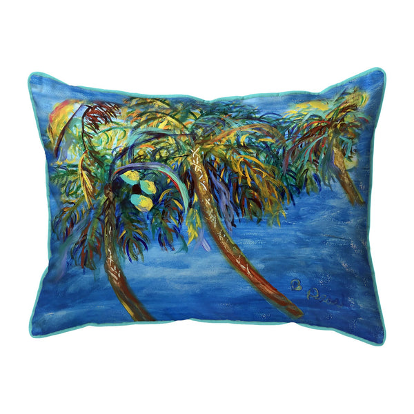 Midnight Palms Corded Pillow