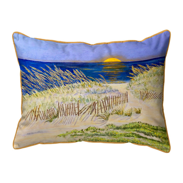 Sea Oates Moonrise Corded Pillow