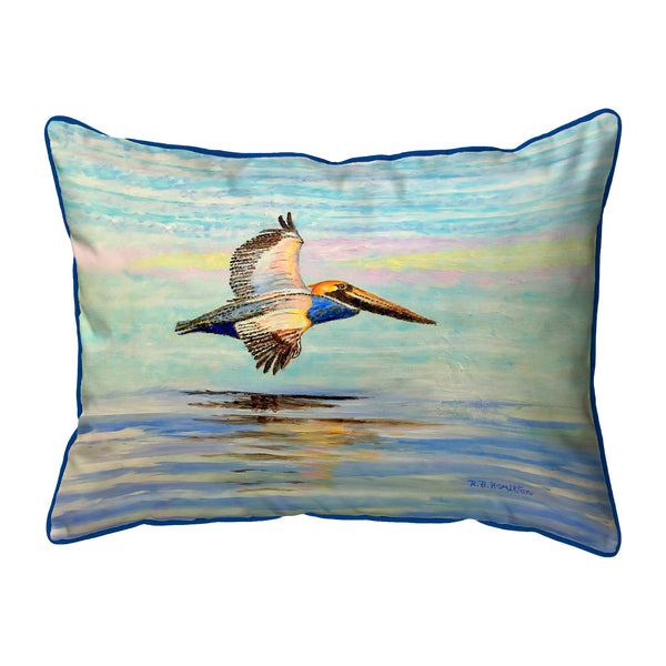 Gliding Pelican Corded Pillow