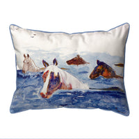 Chincoteague Ponies Corded Pillow