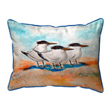 Three Terns Corded Pillow