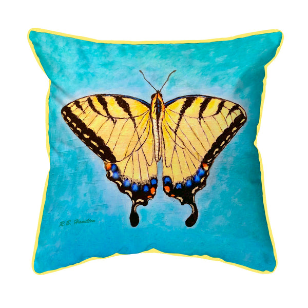 Spreadwing Tiger Swallowtail Corded Pillow