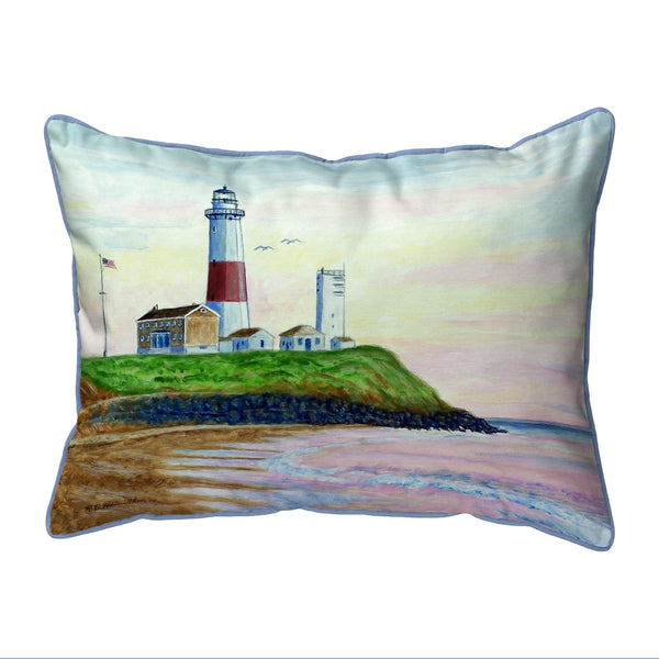Montauk Lighthouse Corded Pillow