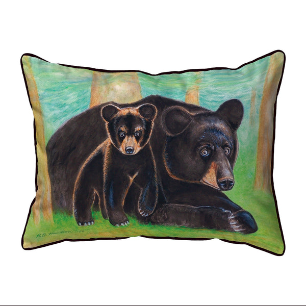 Bear & Cub Corded Pillow
