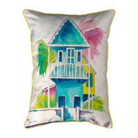 W. Palm Hut Blue Corded Pillow