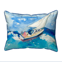 Sailboat Corded Pillow