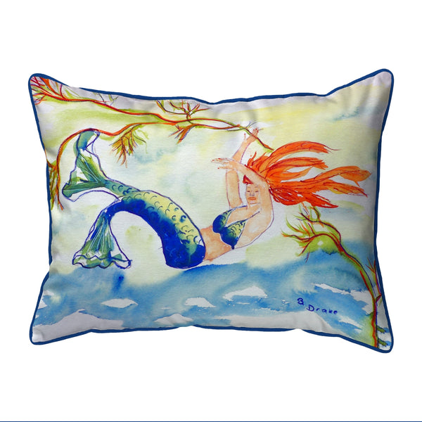 Resting Mermaid Corded Pillow