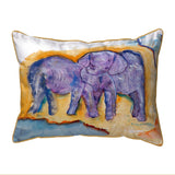 Elephants Corded Pillow