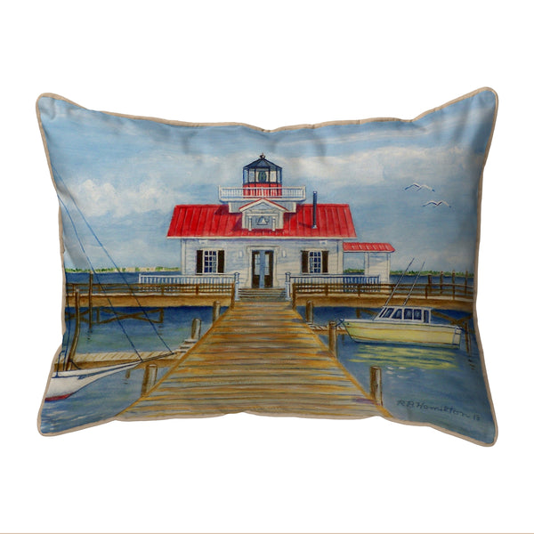 Marshes Lighthouse Corded Pillow
