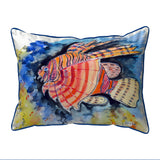 Betsy's Lion Fish Corded Pillow